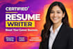 do professional resume writing for tech, IT, nursing, engineering, project mgmt