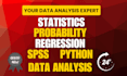 do business statistics, probability, regression analysis, spss data analysis