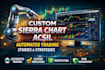 develop custom sierra chart acsil automated trading studies and strategies