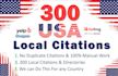 build 300 USA local citations with nap consistency for local SEO