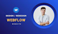 design a webflow website, webflow landing page, figma to webflow conversion