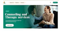 therapy website design, therapy website redesign, wellness website design