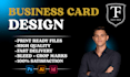 design your print ready business cards