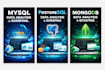 do mysql postgresql mongodb  data analysis scraping excel
