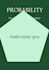 do algebra, tasks on probability and trigonometry