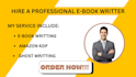 write your professional ebook for KDP, coaching, personal branding