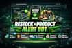 build a website restock and product alert notification bot