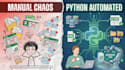 write custom python scripts to automate your boring tasks