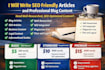 write SEO friendly articles and professional blog content