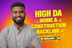 build construction backlinks and home guest post