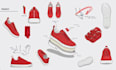 do custom 3d sneakers tech pack and footwear modeling design for manufacturing