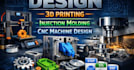 design 3d printing and injection molding