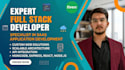 develop full stack web application using mern, next js, node js and postgresql