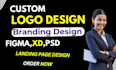design unique logo, conversion, illustration, and graphic