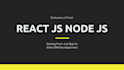 build react nodejs web apps for trucking logistics business
