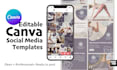 design editable canva social media templates