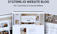 setup high converting systeme landing page, sales funnel, one page, bloq designs