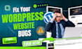 fix wordpress issues and wordpress errors quickly