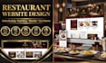 design restaurant website with online booking, food wine and club website