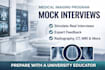 conduct a mock interview for medical imaging programs