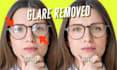 fix glasses glare and reflections naturally