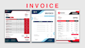 design invoice template, order form, quotation and stationery urgently