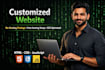 design a customized business website using free hosting
