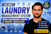build a laundary management system with customer portal and order tracking