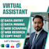 do accurate data entry, copy paste, typing and excel work