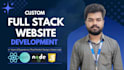 develop a complete full stack web application