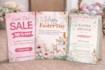 design easter flyer, card, post, banner, logo, video, brunch menu, egg hunt