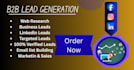 find targeted warm leads and run email and linkedin campaign