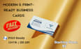 design professional and modern business card design, print ready guaranteed