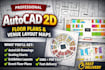 create professional autocad 2d floor plans and venue layout maps