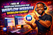 be webflow developer for webflow website webflow design webflow expert