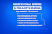 beta read your book and provide detailed feedback