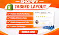 setup shopify tabbed layout app easytabs smart tabs lai accentuate glo powr