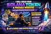 develop your blockchain, solana token, smart contract, presale crypto website