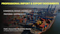 prepare professional import export and shipping documents