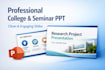 design professional, engaging college and  seminar PPT slides
