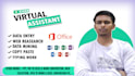 do excle data entry, web research, copy paste, typing work