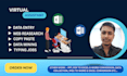 do excle data entry, web research, copy paste, typing work
