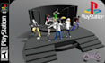 do music visualization in retro ps1 psx ps2 style lowpoly indie music animation