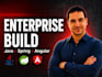 build a full stack enterprise app with java spring and angular