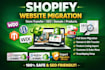 do shopify website migration store transfer SEO migration domain product listing