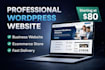 design modern responsive wordpress website for your business