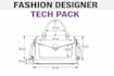 fashion tech pack designer for handbag backpack tote bag tech pack design