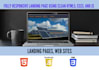 develop a high performance landing page using HTML, CSS and javascript