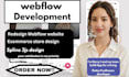 build 3d webflow animation website 3d spline 3js saas revamp website 3d design