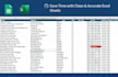 data cleaning for excel and google sheets